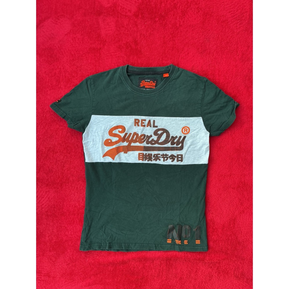 Superdry Vintage Graphic T-Shirt Mens Small Excellent Short Sleeve
